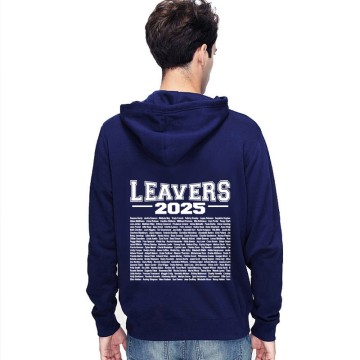  Leavers 2025 Personalized Student Names List School Graduation Stars & Stripes Hoodie